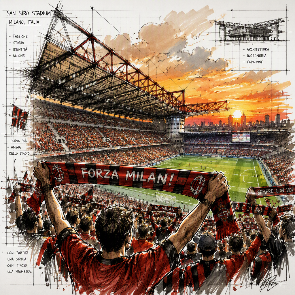 Jalkapallofanit kannustavat intohimoisesti stadionin katsomossa